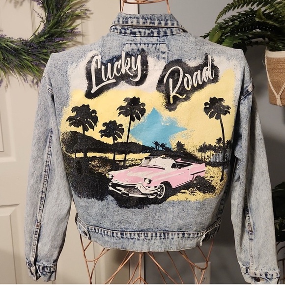Ashley-Vintage Charm Denim Jacket - Picture 2 of 4